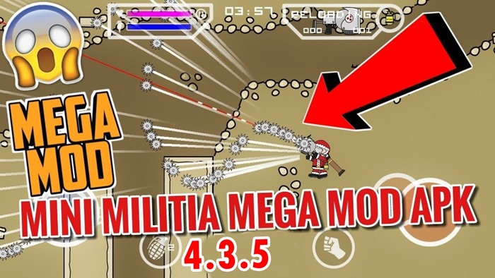 Mini Militia Mega Mod Apk Latest Version 4 3 5