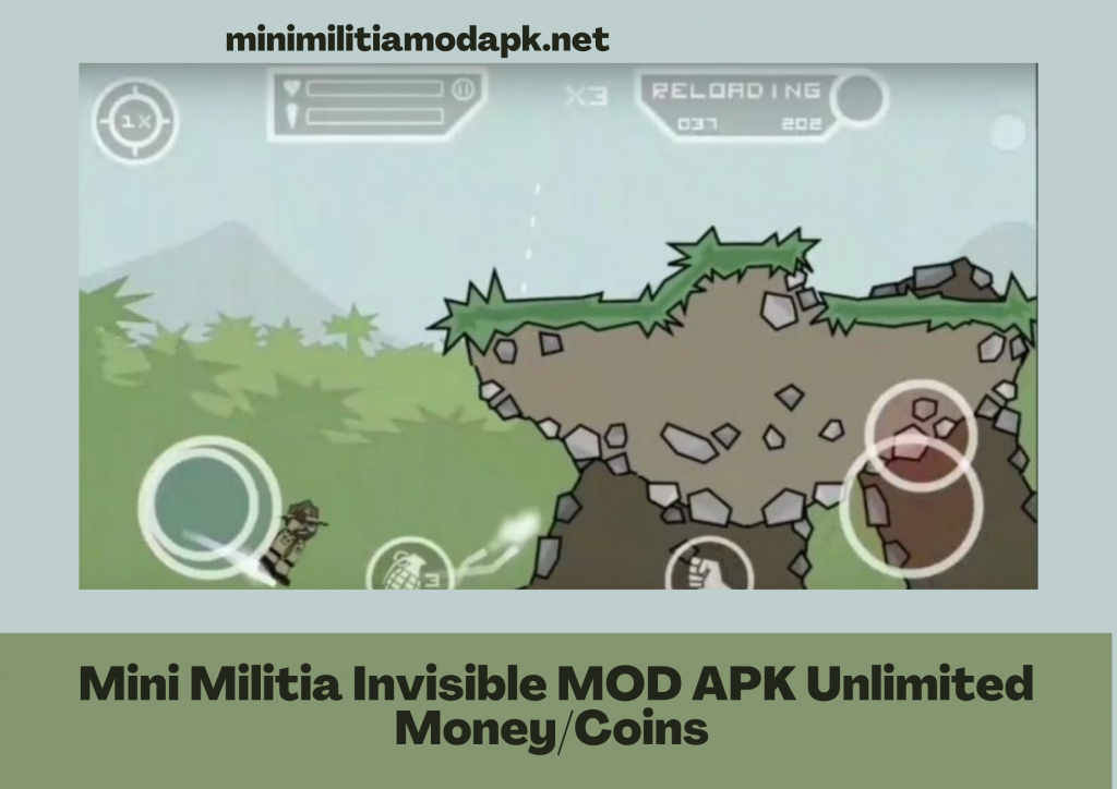 Mini Militia Invisible MOD APK Unlimited Money/Coins Free For Android